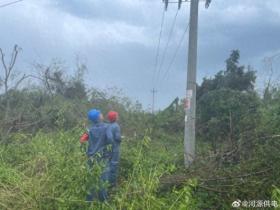 滚动 - 雨停间隙助力儋州部分地区快速复电，河源供电局驰援海南进行时